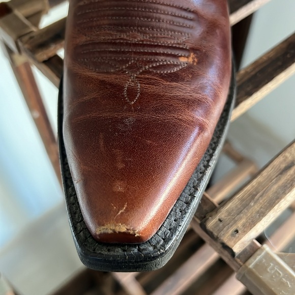 Ariat Boots Hacienda Brown Women’s 8B. Pointed toe, 2” inch Heel, Knee High - Picture 8 of 10